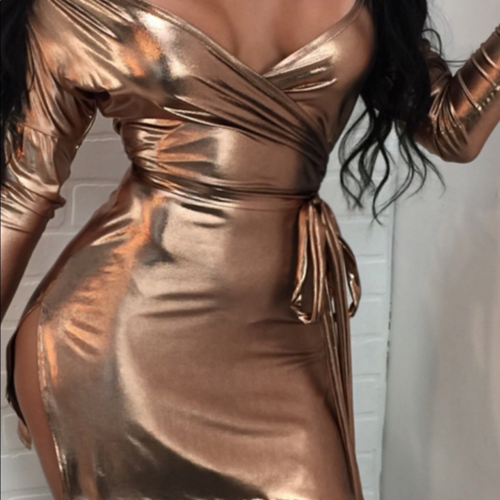 Gold Party Dress
